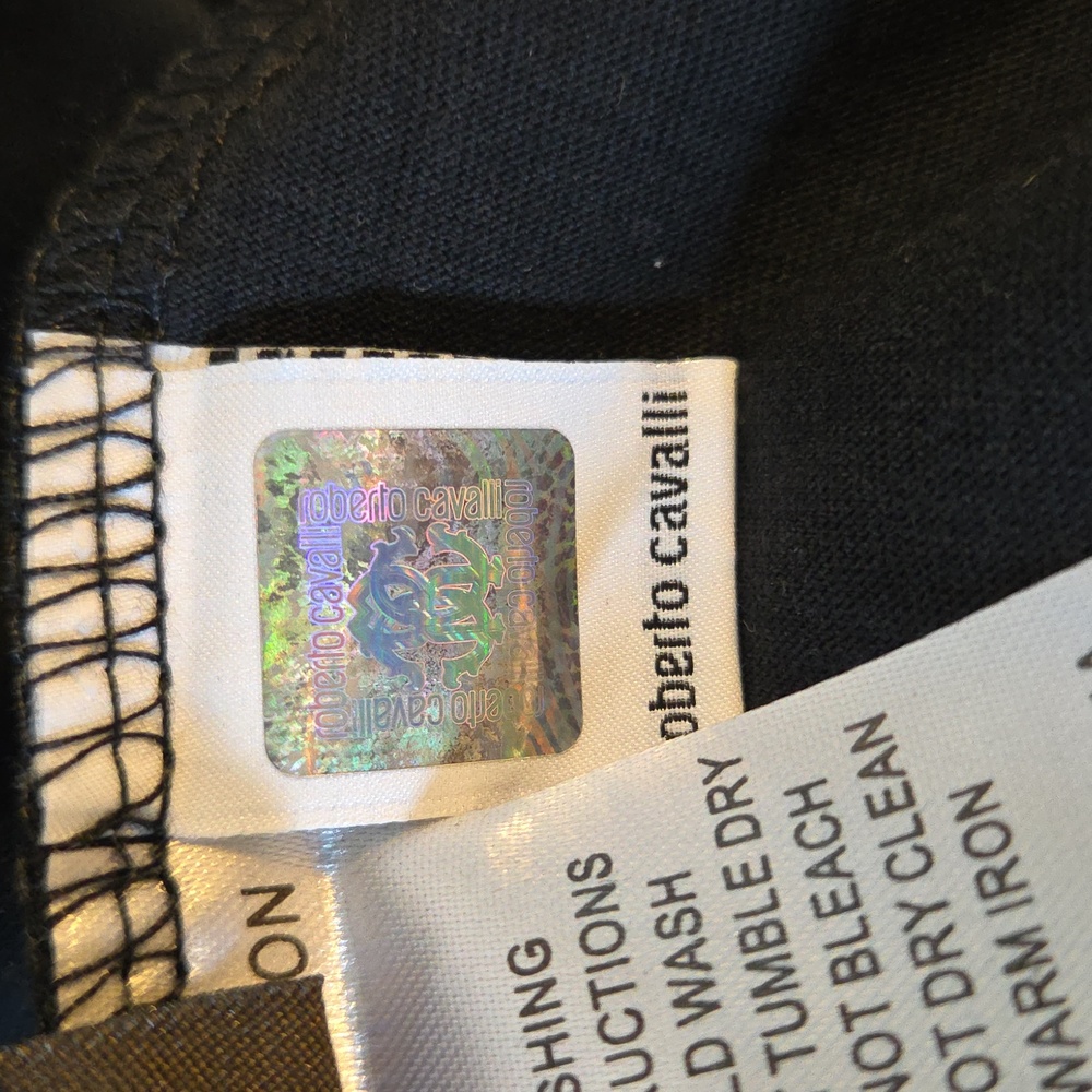 Roberto Cavalli Black Short Sleeve Tee - Picture 9 of 9